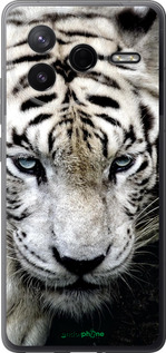 Силіконовий чехол Сумний білий тигр для Xiaomi POCO F7 Pro - 106u-4085 изображение 