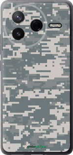 Силиконовый чехол Камуфляж для Xiaomi Redmi K80 - 1085u-4148 изображение 