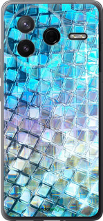 Силиконовый чехол Переливающаяся чешуя для Xiaomi POCO F7 Pro - 227u-4085 изображение 