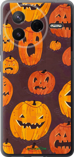 Силиконовый чехол Тыквы на Хеллоуин для Xiaomi Redmi K80 - 233u-4148 изображение 