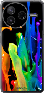 Силіконовий чехол Бризки фарби для Xiaomi Redmi K80 - 3957u-4148 изображение 