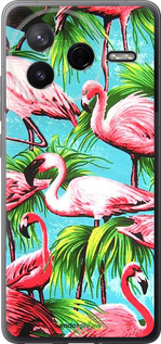 Силиконовый чехол Tropical background для Xiaomi POCO F7 Pro - 4016u-4085 изображение 