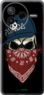 Силіконовий чехол Череп в кепці для Xiaomi Redmi K80 - 4127u-4148 изображение 