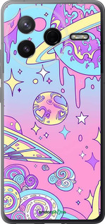 Силіконовий чехол Рожева галактика для Xiaomi Redmi K80 - 4146u-4148 изображение 