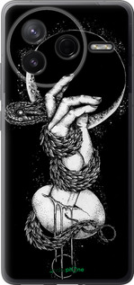 Силиконовый чехол Змея в руке для Xiaomi POCO F7 Pro - 4149u-4085 изображение 