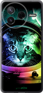Силиконовый чехол Кот-астронавт для Xiaomi POCO F7 Pro - 4154u-4085 изображение 