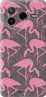 Силиконовый чехол Vintage-Flamingos для Xiaomi POCO F7 Pro - 4171u-4085 изображение 