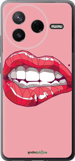 Силиконовый чехол Sexy lips для Xiaomi Redmi K80 - 4174u-4148 изображение 