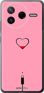 Силіконовий чехол Підзарядка серця1 для Xiaomi Redmi K80 - 4275u-4148 изображение 