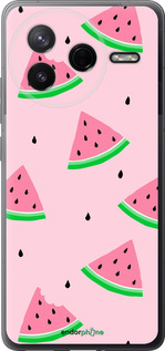 Силиконовый чехол Розовый арбуз для Xiaomi Redmi K80 - 4314u-4148 изображение 