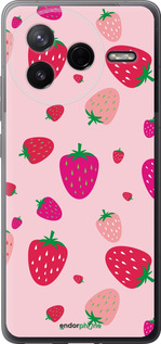 Силіконовий чехол Полунички для Xiaomi Redmi K80 - 4332u-4148 изображение 