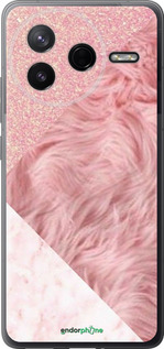 Силіконовий чехол Рожеві текстури для Xiaomi Redmi K80 - 4343u-4148 изображение 