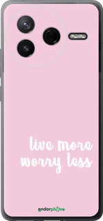 Силіконовий чехол Живи більше для Xiaomi Redmi K80 - 4347u-4148 изображение 