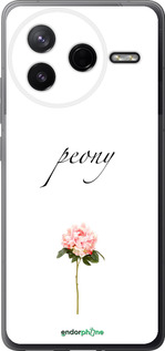 Силіконовий чехол Півонія для Xiaomi Redmi K80 - 4366u-4148 изображение 