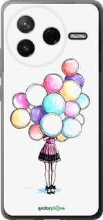 Силиконовый чехол Шарики для Xiaomi Redmi K80 - 4387u-4148 изображение 