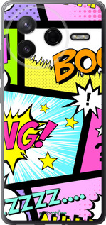 Силиконовый чехол Комикс 1 для Xiaomi Redmi K80 - 4407u-4148 изображение 