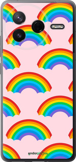 Силіконовий чехол Rainbows для Xiaomi Redmi K80 - 4478u-4148 изображение 