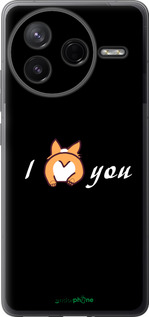 Силиконовый чехол Люблю для Xiaomi Redmi K80 - 4586u-4148 изображение 