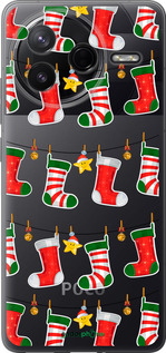 Силиконовый чехол Новогодний 9 для Xiaomi Redmi K80 - 4622u-4148 изображение 