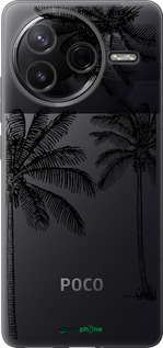 Силіконовий чехол Пальми1 для Xiaomi POCO F7 Pro - 4634u-4085 изображение 