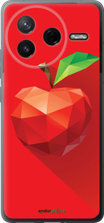 Силиконовый чехол Яблоко для Xiaomi Redmi K80 - 4696u-4148 изображение 