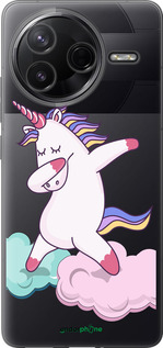 Силиконовый чехол Единорог для Xiaomi POCO F7 Pro - 4702u-4085 изображение 