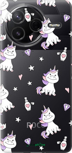 Силиконовый чехол Единорожка v2 для Xiaomi Redmi K80 - 4703u-4148 изображение 