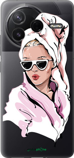 Силиконовый чехол Девушка в очках 2 для Xiaomi Redmi K80 - 4714u-4148 изображение 