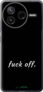 Силиконовый чехол Fuck off для Xiaomi Redmi K80 - 4731u-4148 изображение 