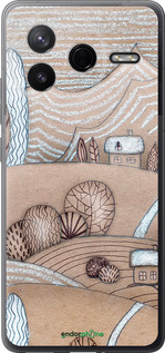 Силиконовый чехол Сказочные холмы для Xiaomi Redmi K80 - 4749u-4148 изображение 