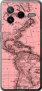 Силиконовый чехол Карта для Xiaomi POCO F7 Pro - 4794u-4085 изображение 