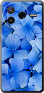 Силиконовый чехол Синие цветы для Xiaomi Redmi K80 - 526u-4148 изображение 