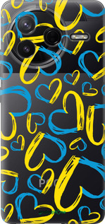 Силиконовый чехол Сердца UA для Xiaomi POCO F7 Pro - 5292u-4085 изображение 