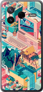 Силиконовый чехол № 5393 для Xiaomi Redmi K80 - 5393u-4148 изображение 