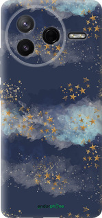 Силіконовий чехол Ніч золоті зірки для Xiaomi Redmi K80 - 5421u-4148 изображение 