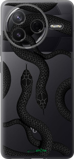 Силиконовый чехол Змеи для Xiaomi Redmi K80 - 5473u-4148 изображение 
