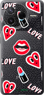 Силиконовый чехол Стикеры v3 для Xiaomi Redmi K80 - 5502u-4148 изображение 