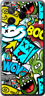 Силиконовый чехол Стикеры v4 для Xiaomi Redmi K80 - 5508u-4148 изображение 