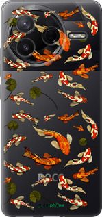 Силіконовий чехол Риби Кої для Xiaomi Redmi K80 - 5535u-4148 изображение 