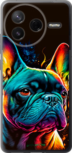 Силіконовий чехол Яскравий бульдог для Xiaomi Redmi K80 - 5547u-4148 изображение 