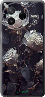 Силиконовый чехол Розы 2 для Xiaomi POCO F7 Pro - 5550u-4085 изображение 