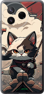 Силиконовый чехол Япония - кот на крыше для Xiaomi Redmi K80 - 5582u-4148 изображение 