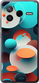 Силиконовый чехол Горошек абстракция для Xiaomi Redmi K80 - 5608u-4148 изображение 