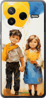 Силиконовый чехол Дети с шариками для Xiaomi Redmi K80 - 5659u-4148 изображение 