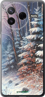 Силіконовий чехол Зимовий пейзаж для Xiaomi Redmi K80 - 5814u-4148 изображение 