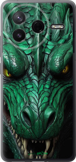 Силиконовый чехол Зелёный дракон v2 для Xiaomi Redmi K80 - 5817u-4148 изображение 