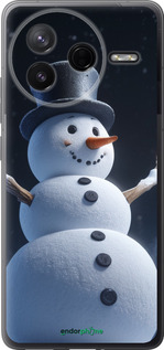 Силиконовый чехол Снеговик для Xiaomi Redmi K80 - 5826u-4148 изображение 