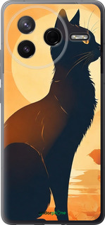 Силиконовый чехол Черная кошка v2 для Xiaomi Redmi K80 - 5830u-4148 изображение 