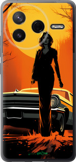 Силіконовий чехол Чохол для телефону Дівчина біля автомобіля для Xiaomi POCO F7 Pro - 5946u-4085 изображение 