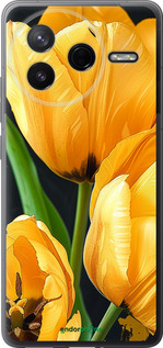 Силиконовый чехол Желтые тюльпаны для Xiaomi Redmi K80 - 5991u-4148 изображение 